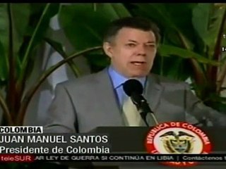 Santos calificó como cobardes los ataques en Colombia