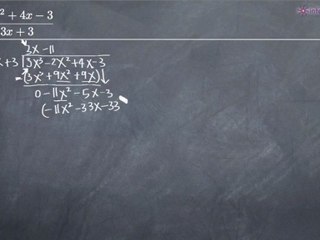 Long Division of Polynomials Example 1
