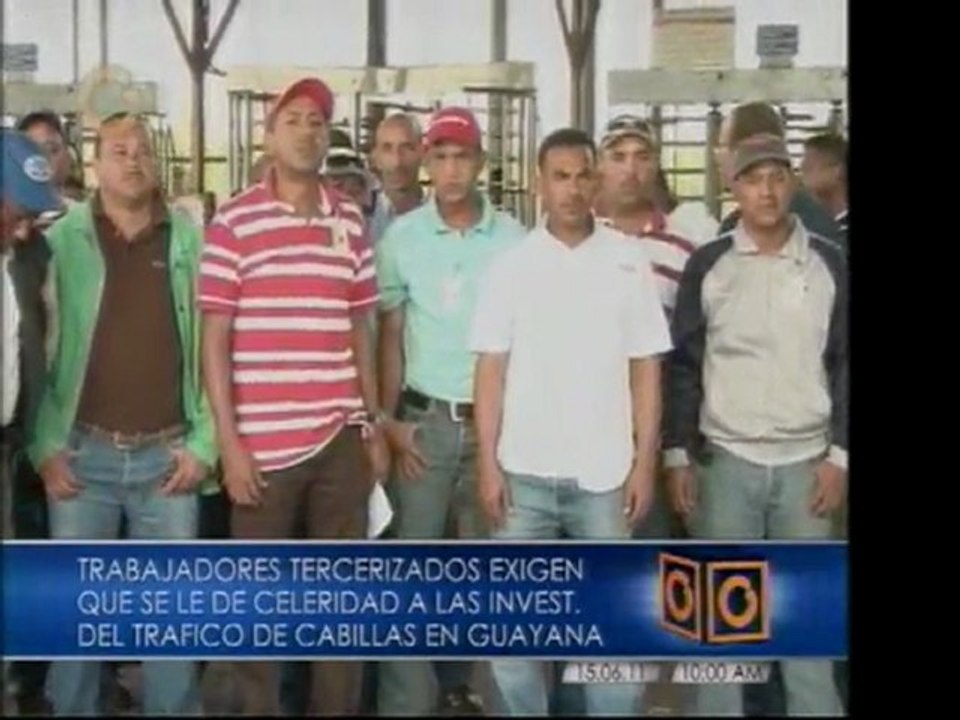 Siderúrgica del Orinoco protesta