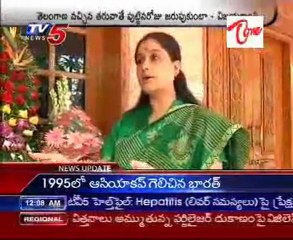 Medak M.P Vijayasanthi with TV5 - Face to Face