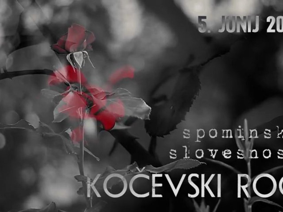 Kočevski Rog - spominska slovesnost / uvodnik / intro