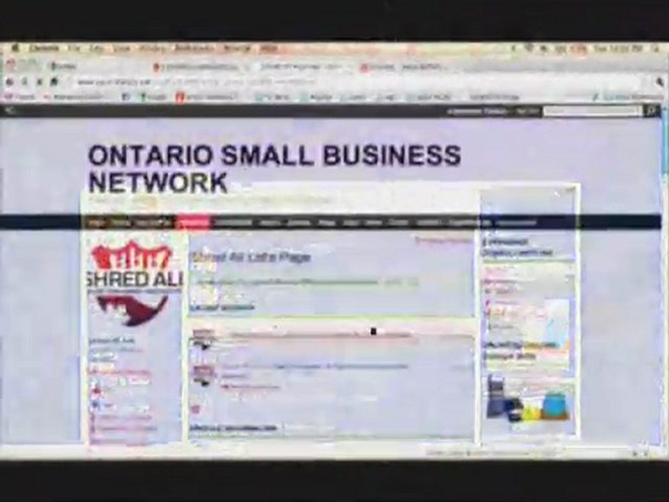 Ontario Small Business Network - sample of company profiles