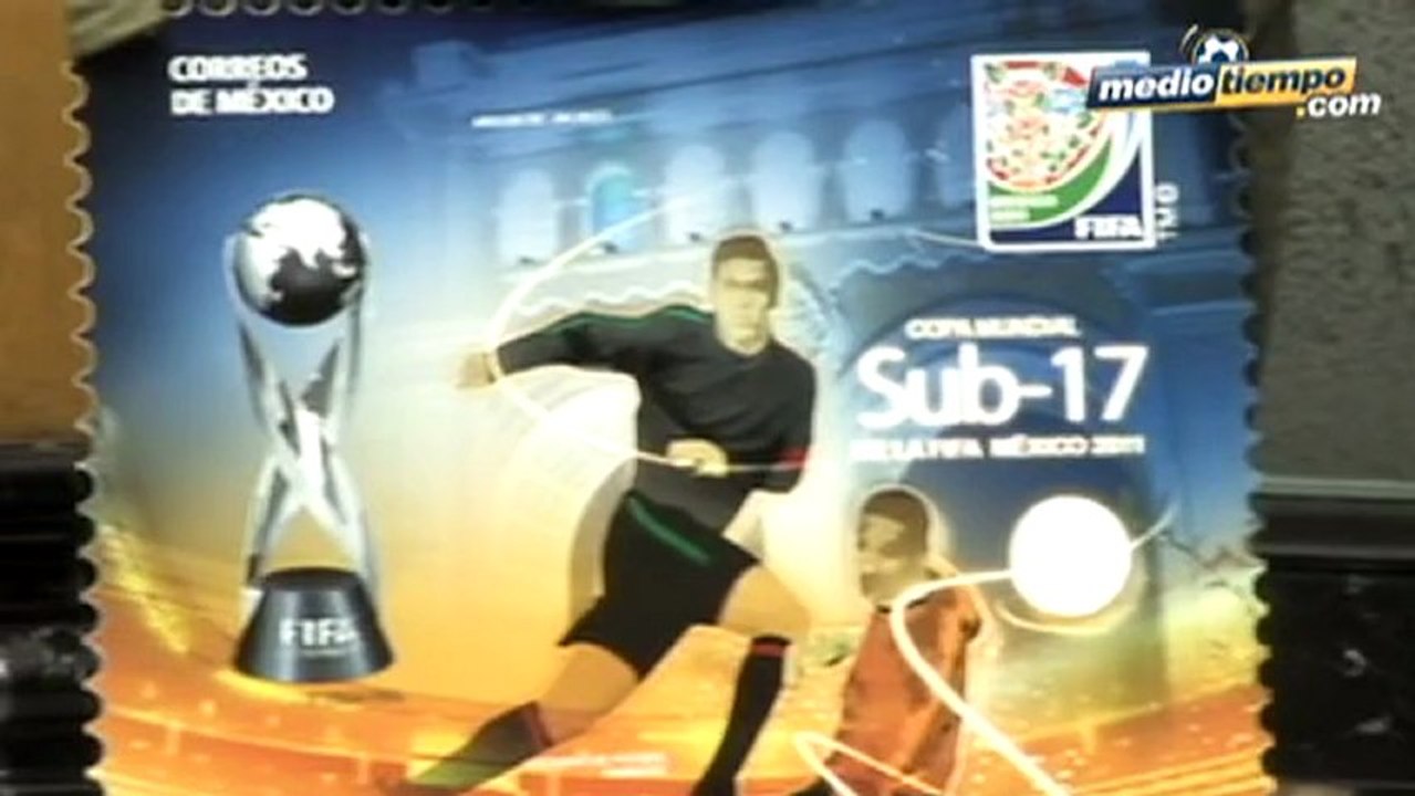 Medio Tiempo.com - Presentan timbre postal Mundial Sub-17 México 2011, 15 de Junio del 2011