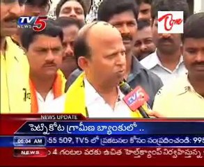 TDP Devendar goud with Media, with perfect persons can solve Almatti Issue