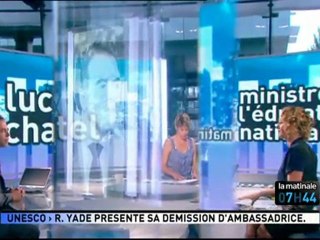 Luc Chatel invité de la Matinale sur Canal + le jeudi 16 juin 2011