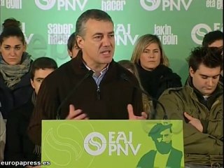 Urkullu espera acabar con "el frente PP-PSOE"