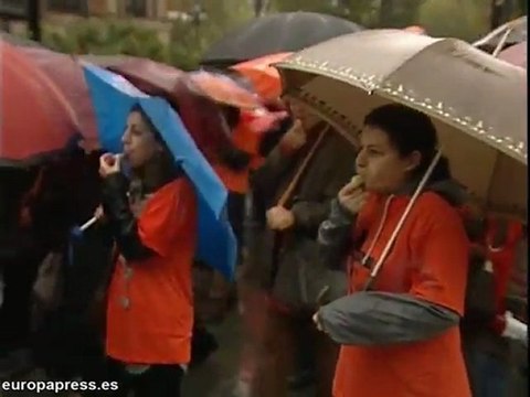 Empleados públicos se manifiestan en Sevilla