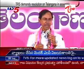 TRS demands resolution on Telangana in Assembly