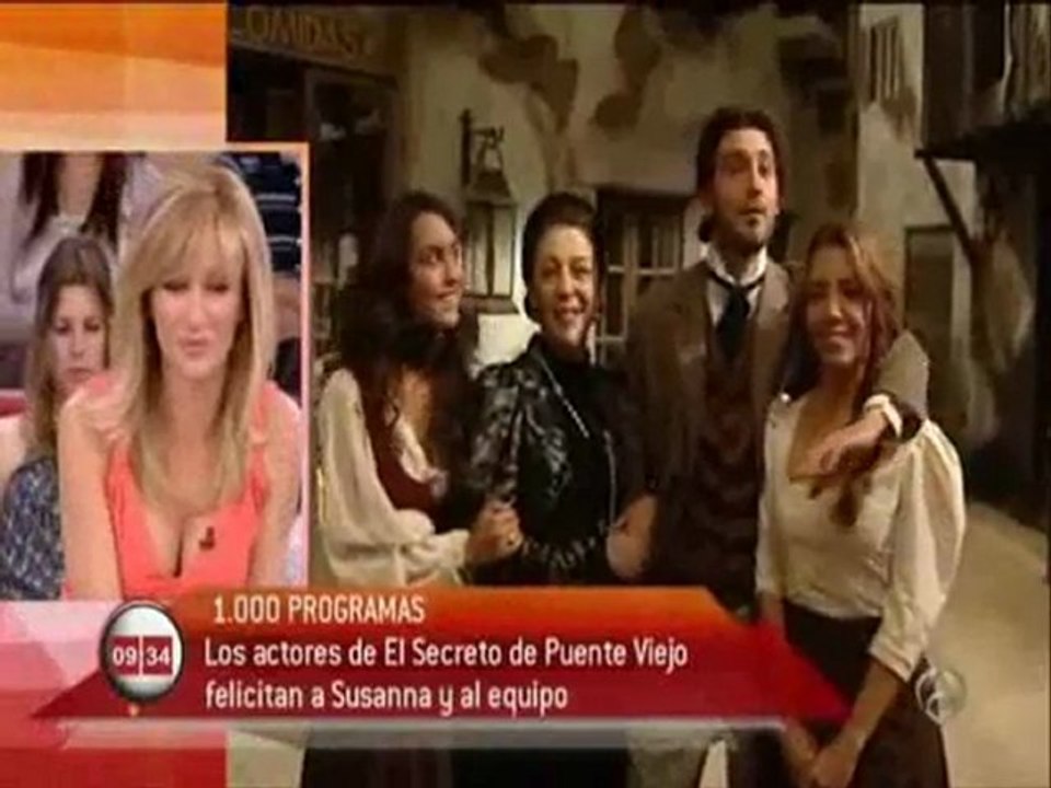 EL SECRETO DE PUENTE VIEJO ALEX MEGAN BOUZAS FELICITAN 100 PROGRAMAS ESPEJO PUBLICO