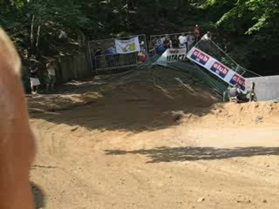 Dépassement de Everts en motocross