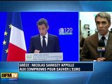 Sarkozy appelle au soutien de l'euro