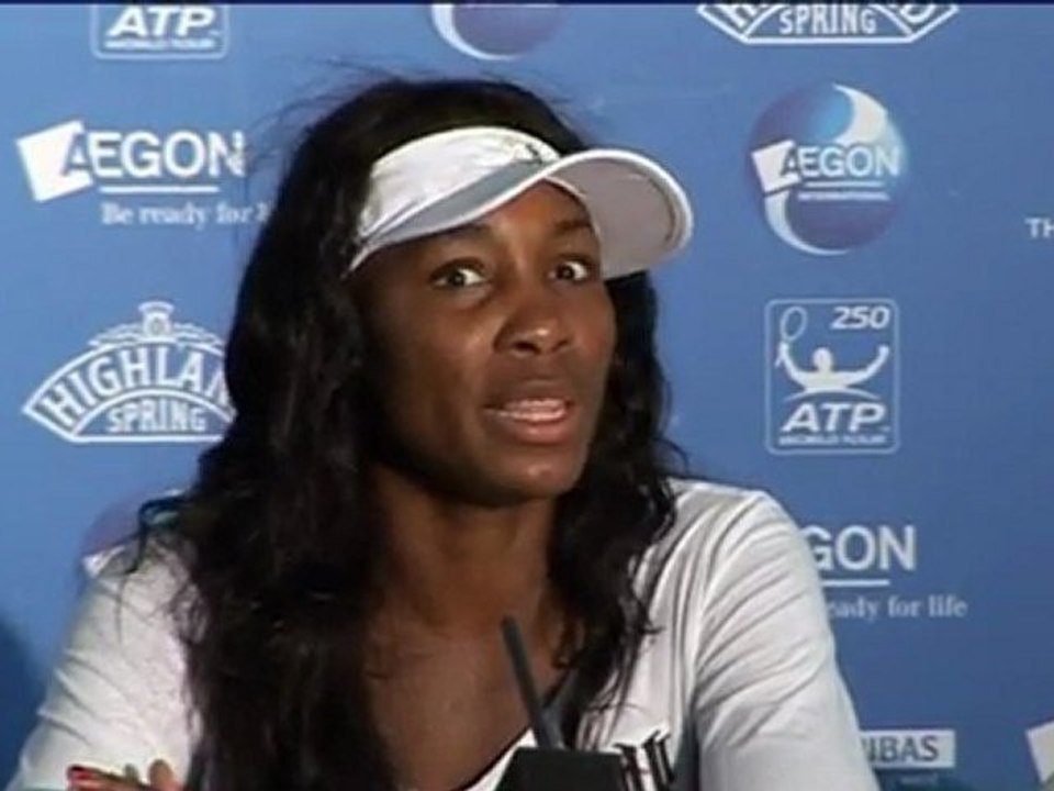 Eastbourne - Venus Williams fühlt sich gut