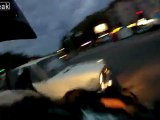 Biker stürzt neue Suzuki auf der ersten Fahrt - Helmet Cam