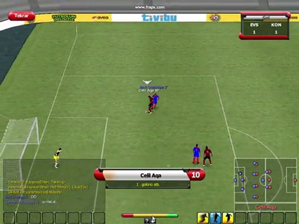 I Can Football'dan güzel bir kare..