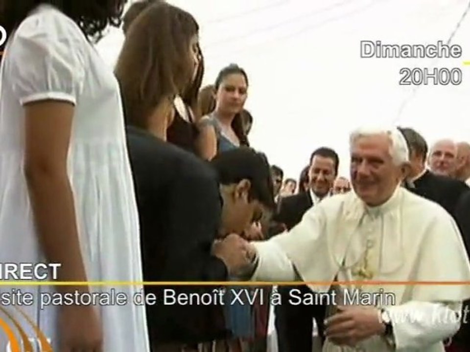 Visite de Benoît XVI à Saint-Marin