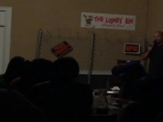 Top New York Comedian Stuttering John Smith plugging Eve Ultra Lounge on Staten Island in his show