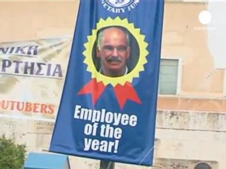 Los griegos piden una salida a la crisis