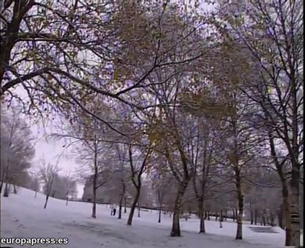Temporal de nieve en Vizcaya