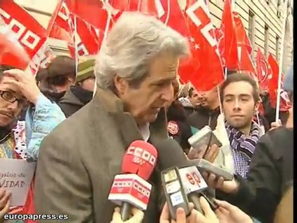 Manifestación contra el recorte de pensiones