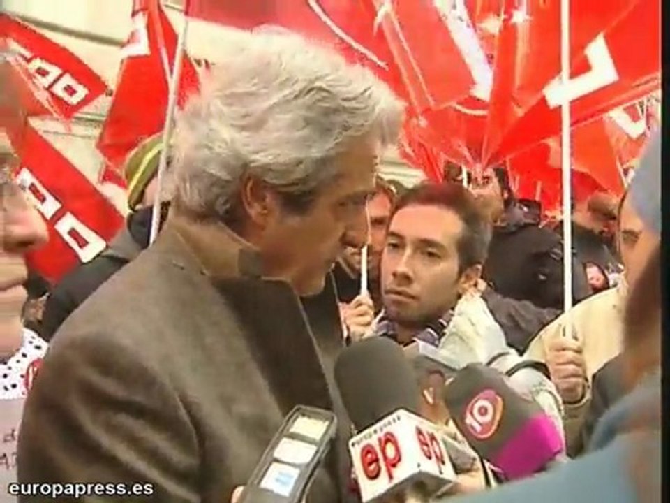 Manifestación contra el recorte de pensiones