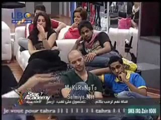 Osama Al Rahbany talking about Amani Swissi -- Staracademy 7