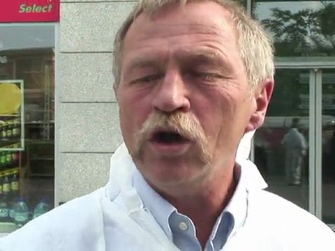 José Bové à Varsovie pour protester contre le gaz de schiste