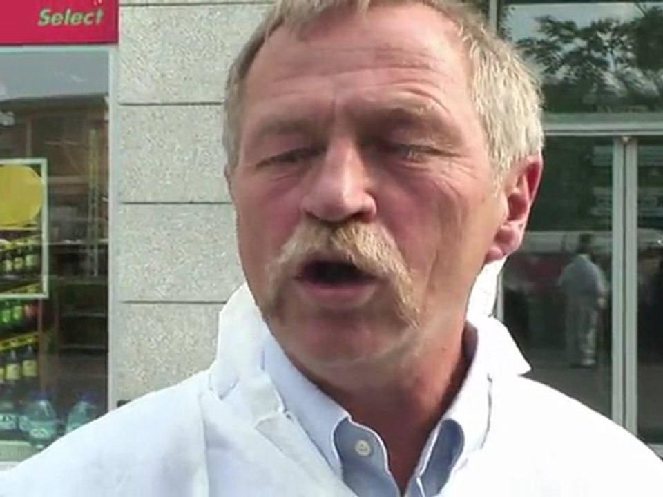 José Bové à Varsovie pour protester contre le gaz de schiste