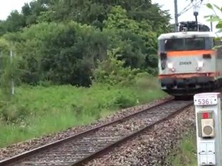 Train express voie unique