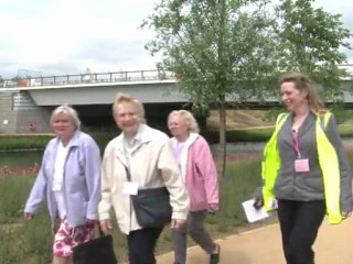 A walk in London's new Olympic Park