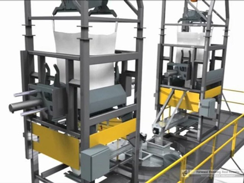 Bulk Bag Unloader Conditions Compressed Material