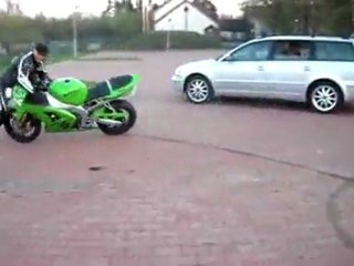 Motorcycle Burnout Fail