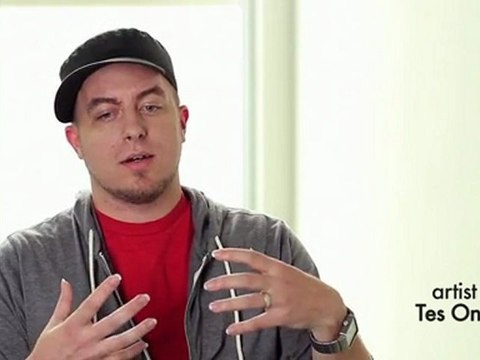 RareInk Presents Ice Cube On the Mic Autographed Portrait by Artist Tes One