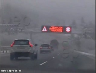La nieve dificulta la circulación en Euskadi