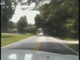 Caught On Dash Cam  Man Steals Police Car Then Crashes It