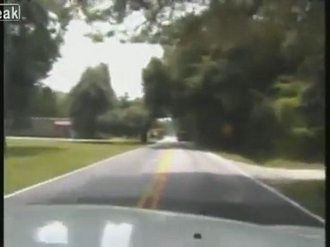 Caught On Dash Cam Man Steals Police Car Then Crashes It