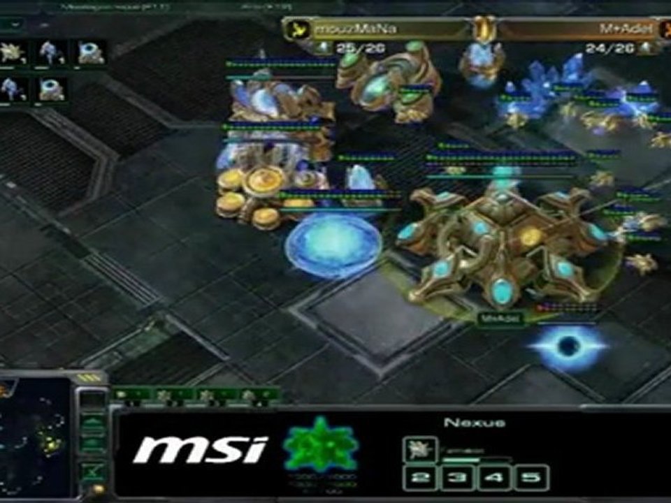VOD SC2 : MaNa (P) Vs Adel (P) partie 2