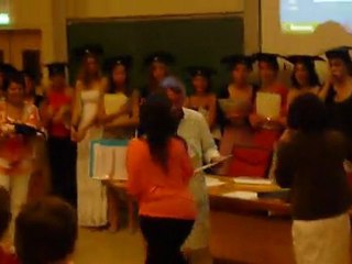 remise de diplôme Samira