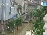 China en alerta máxima por las lluvias torrenciales