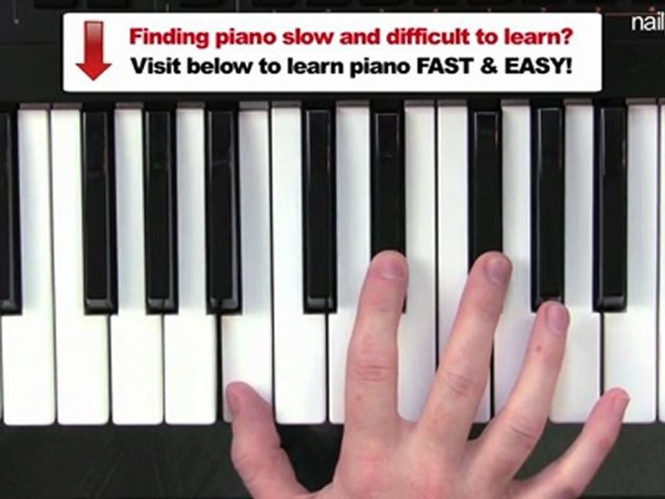 B Major Chord - Piano Lesson - Easy Beginners Free ...