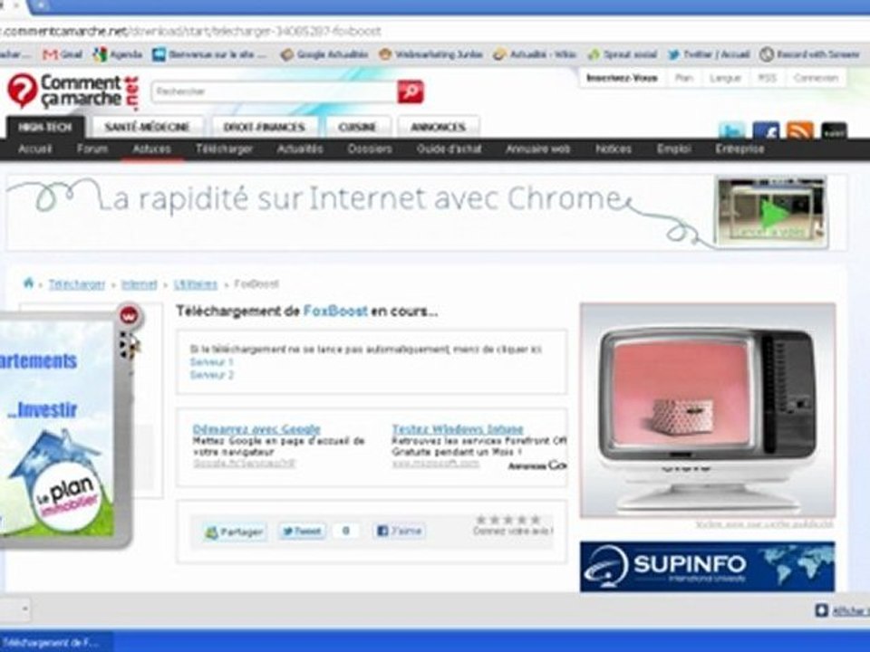 booster Firefox tuto video FoxBoost