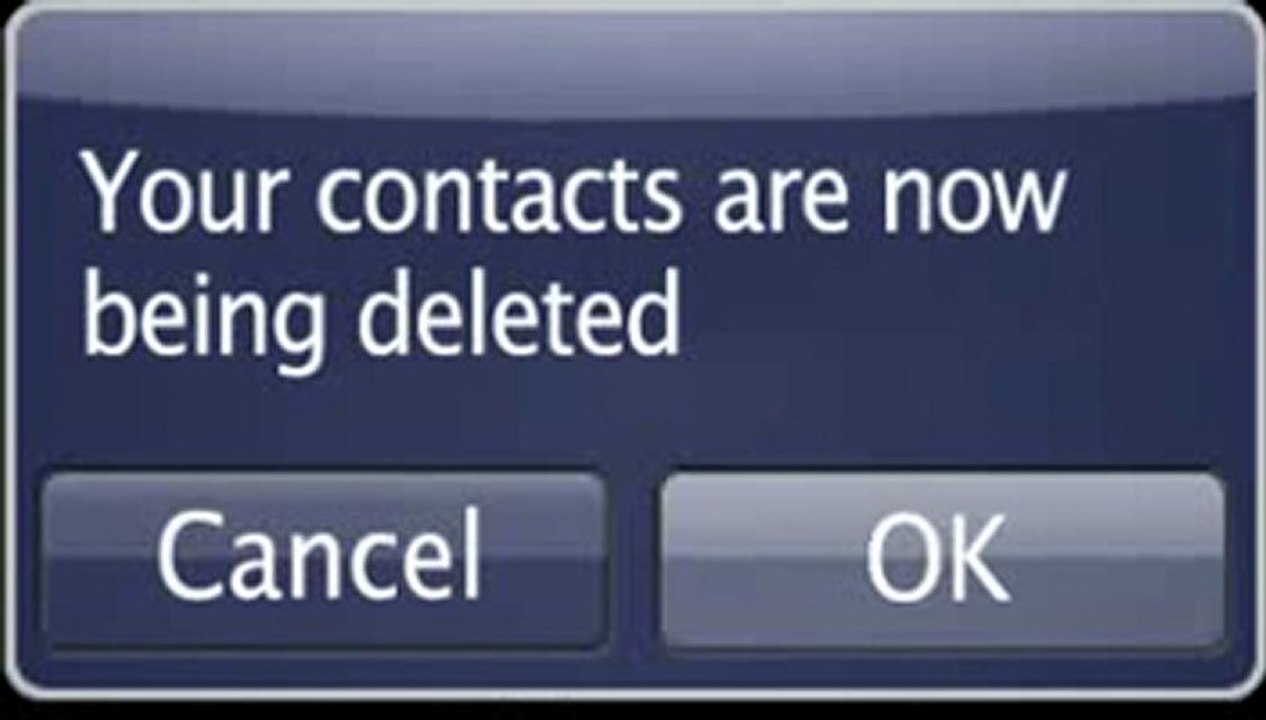 "Delete all contacts" - AIDES