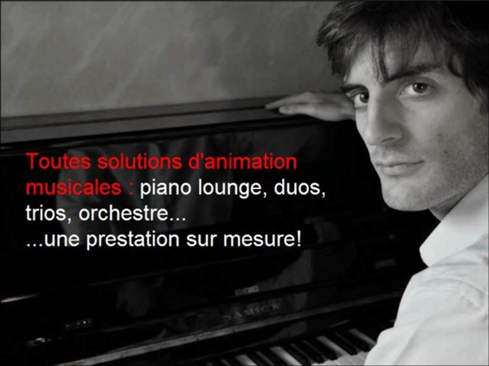 Pianiste pour votre mariage