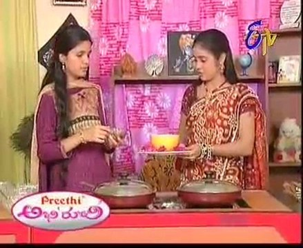 Abhiruchi - Recipes - Cheese Paneer Palak, Mango Rava Kesari & Gulabi Phirni - 04
