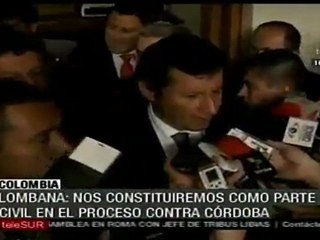 Uribe pide ser acusador civil contra Piedad Córdoba