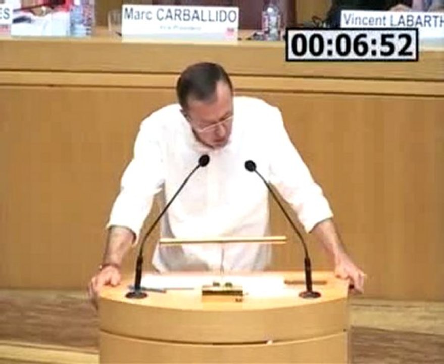 Intervention sur le plan climat-énergie de la région Midi-Pyrénées