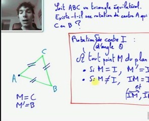 1ère S Rotation et triangle équilatéral