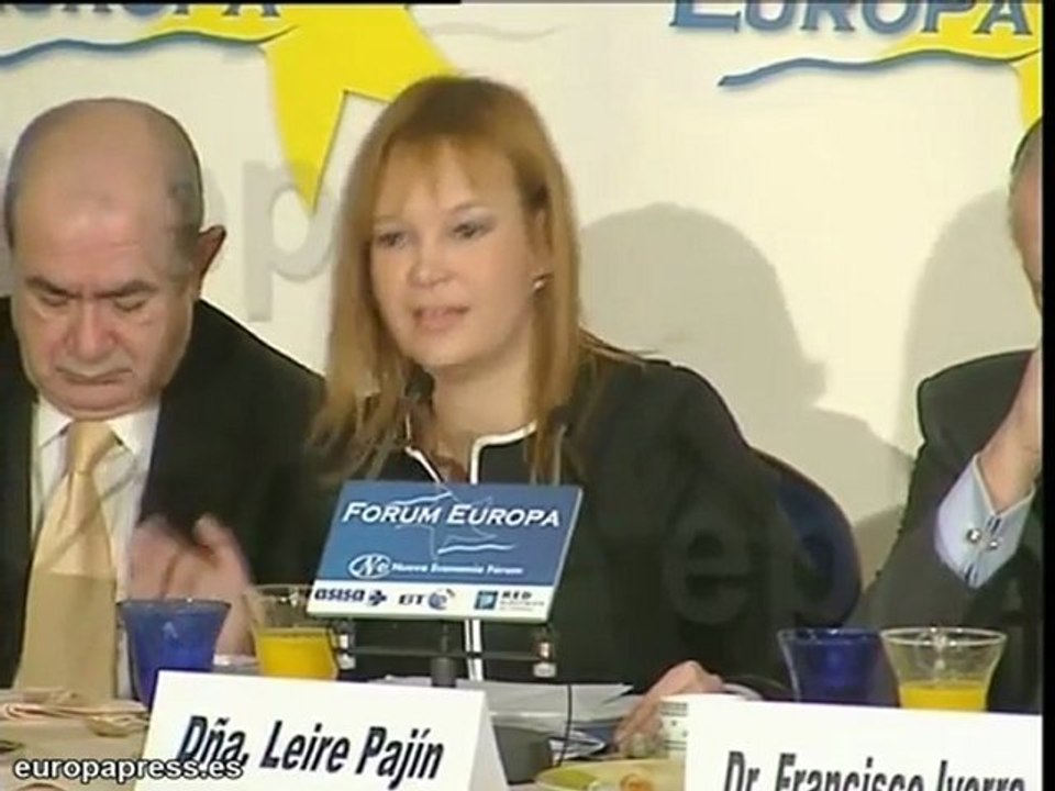 Leire Pajín habla sobre el copago simbólico