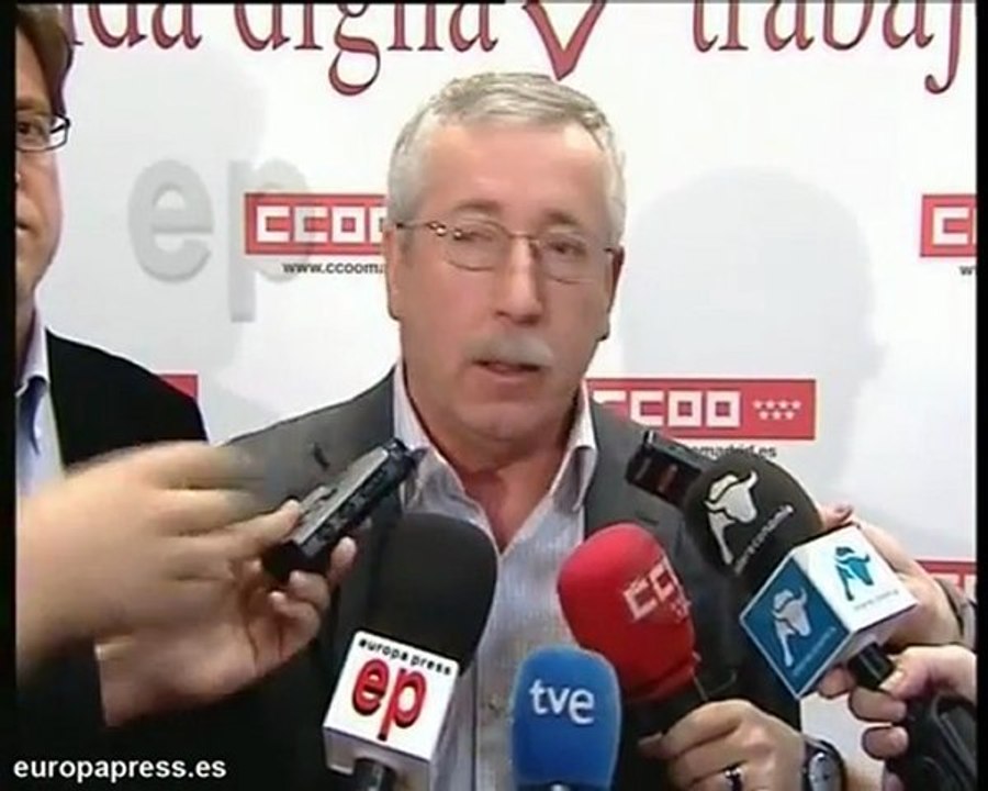 Toxo no descarta otra huelga general