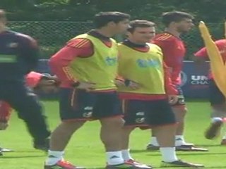 La selección prepara el partido decisivo contra Ucrania con intensidad