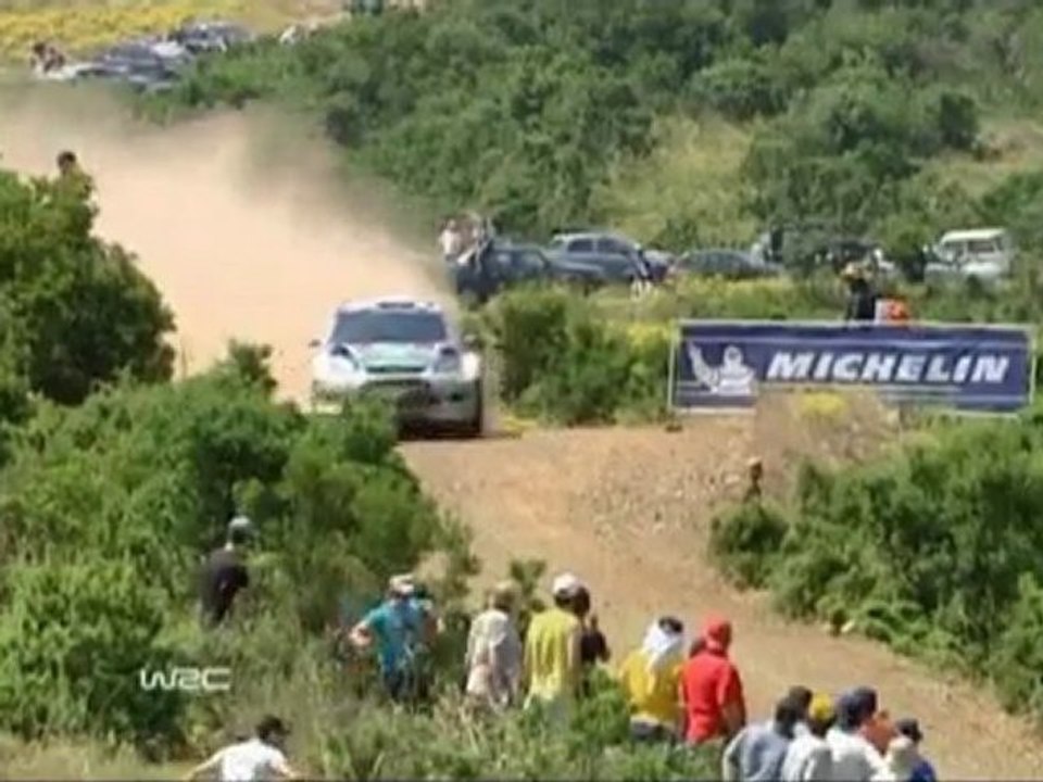 Petter Solberg leads Acropolis Rally